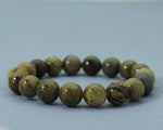 Load image into Gallery viewer, Natural Grass Flower Jasper Stretchy Bracelet

