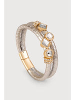 Load image into Gallery viewer, Bling Charm Leather Bracelet
