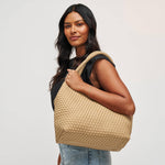 Load image into Gallery viewer, Sky's The Limit Medium Woven Neoprene Tote
