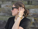 Load image into Gallery viewer, Marigold Pearl Studs
