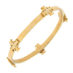 Load image into Gallery viewer, Handcast 24kt Gold Bangles
