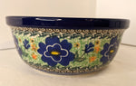 Load image into Gallery viewer, Cereal Bowl Sapphire Pansies
