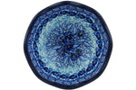 Load image into Gallery viewer, Pedastal Bowl 8&quot; Maria Starzyk Midnight Bright Blues

