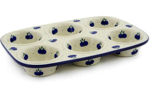 Ceramika Artystyczna Muffin Pan Wild Blueberry