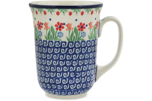 17 oz Bistro Mug Babcia's Garden