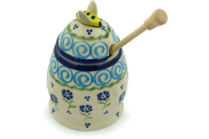 Signature Ceramika Bona Honey Pot Blue Whirl