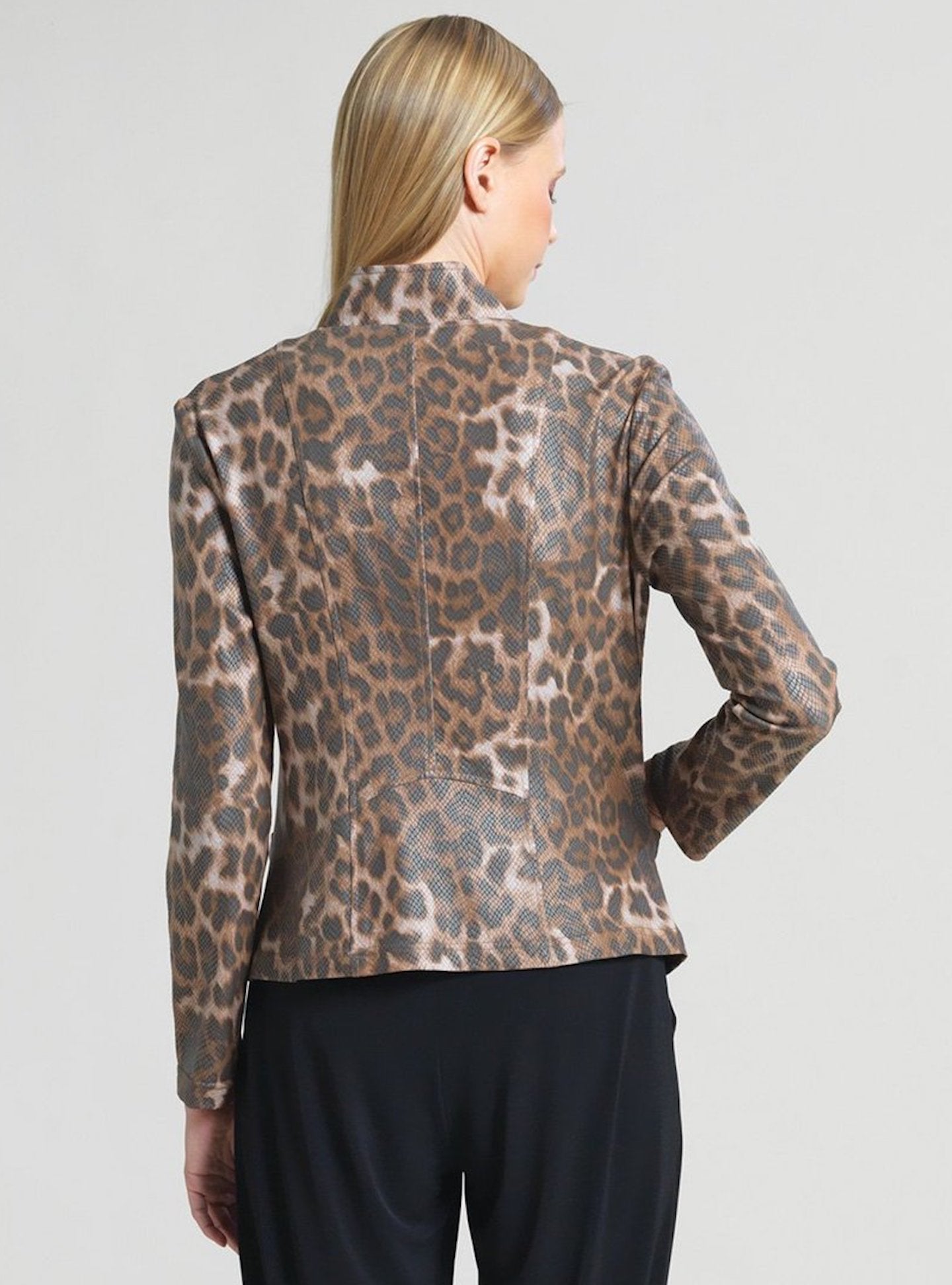 Liquid Leather Jacket Cheetah