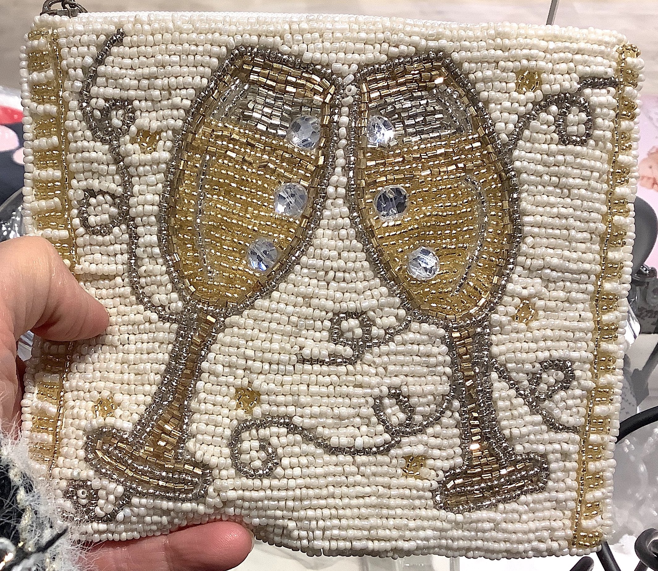 "We’ll Toast to That" Beaded Cocktail Handbag