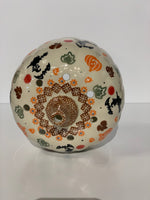 Load image into Gallery viewer, Medium Polish Pottery Pumpkin Fall Leaves
