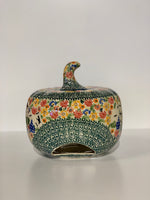 Load image into Gallery viewer, Large Polish Pottery Pumpkin Good Witch
