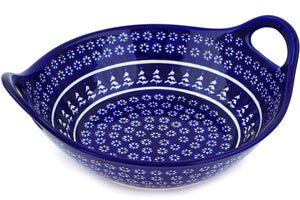 Zaklady Serving Bowl with Handles Winter's Night