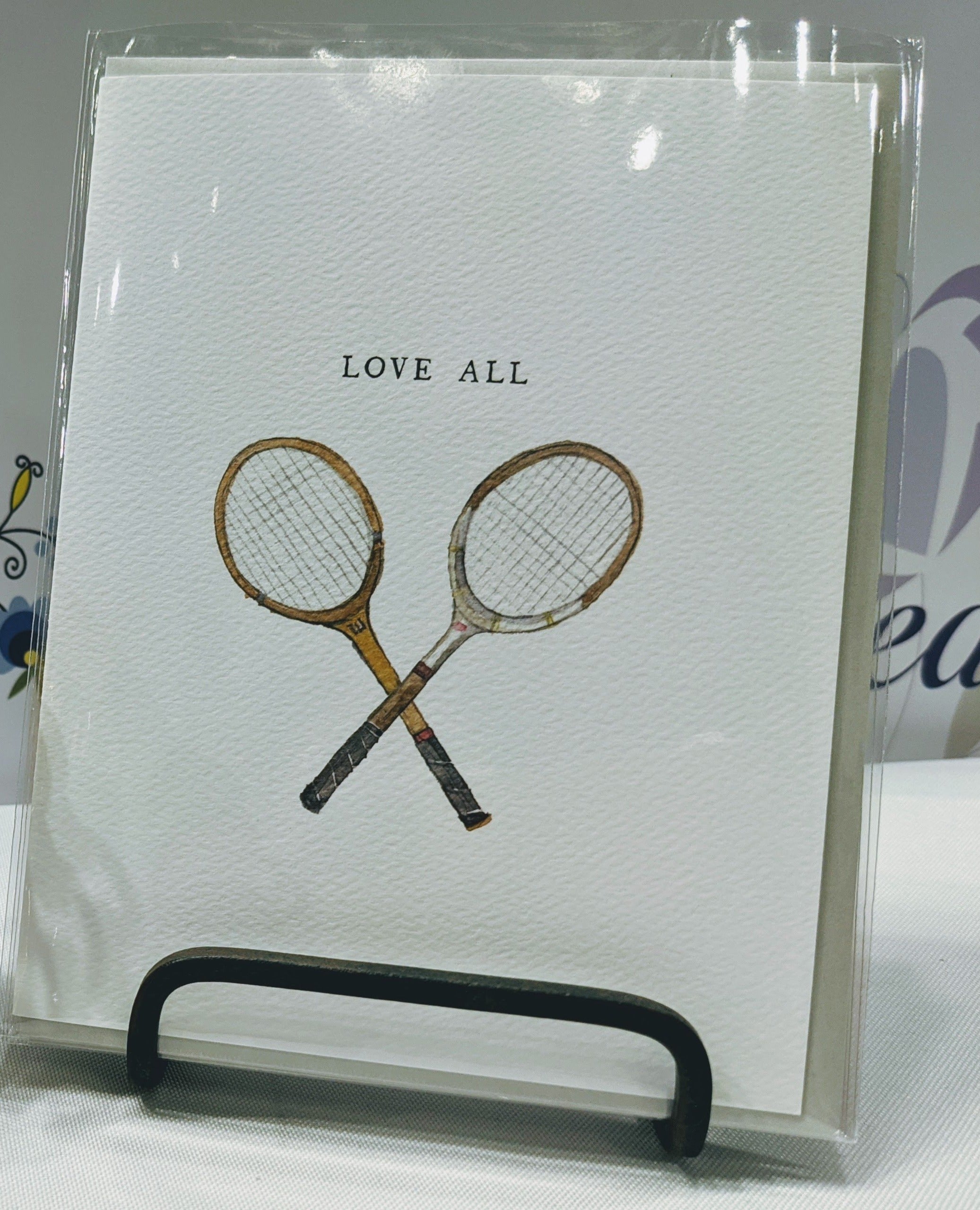 Loveall tennis card