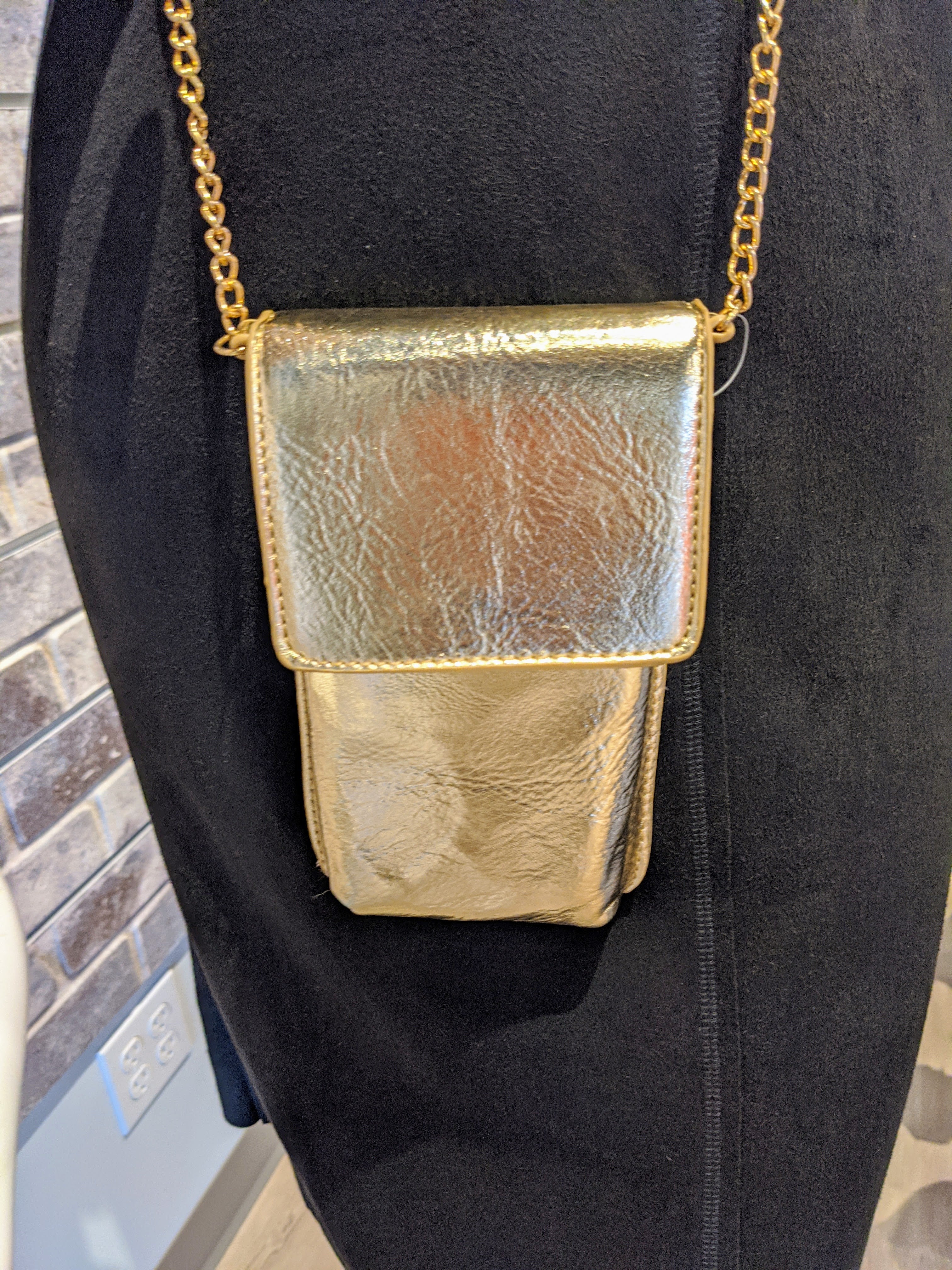 Gold Crossbody Handbag