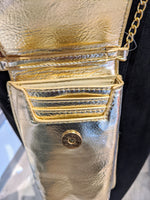 Load image into Gallery viewer, Gold Crossbody Handbag
