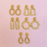 Load image into Gallery viewer, French Foil Belle Earrings
