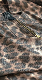 Load image into Gallery viewer, Liquid Leather Jacket Cheetah

