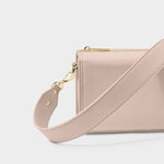 Load image into Gallery viewer, Zana Crossbody Purse in Dusty Pink
