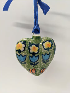 Heart Ornament Spring Tulips