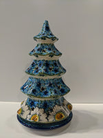 Load image into Gallery viewer, Ex-Large U5 Blue Daisy Christmas Tree Teresa Liana
