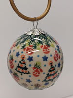 Load image into Gallery viewer, Christmas Tree Round Ball Ornament
