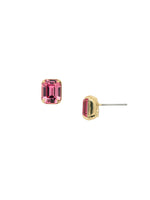 Load image into Gallery viewer, Emerald Cut Albany Crystal Studs
