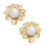 Load image into Gallery viewer, Marigold Pearl Studs
