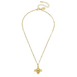 Load image into Gallery viewer, Dainty Honey Bee Gold Necklace
