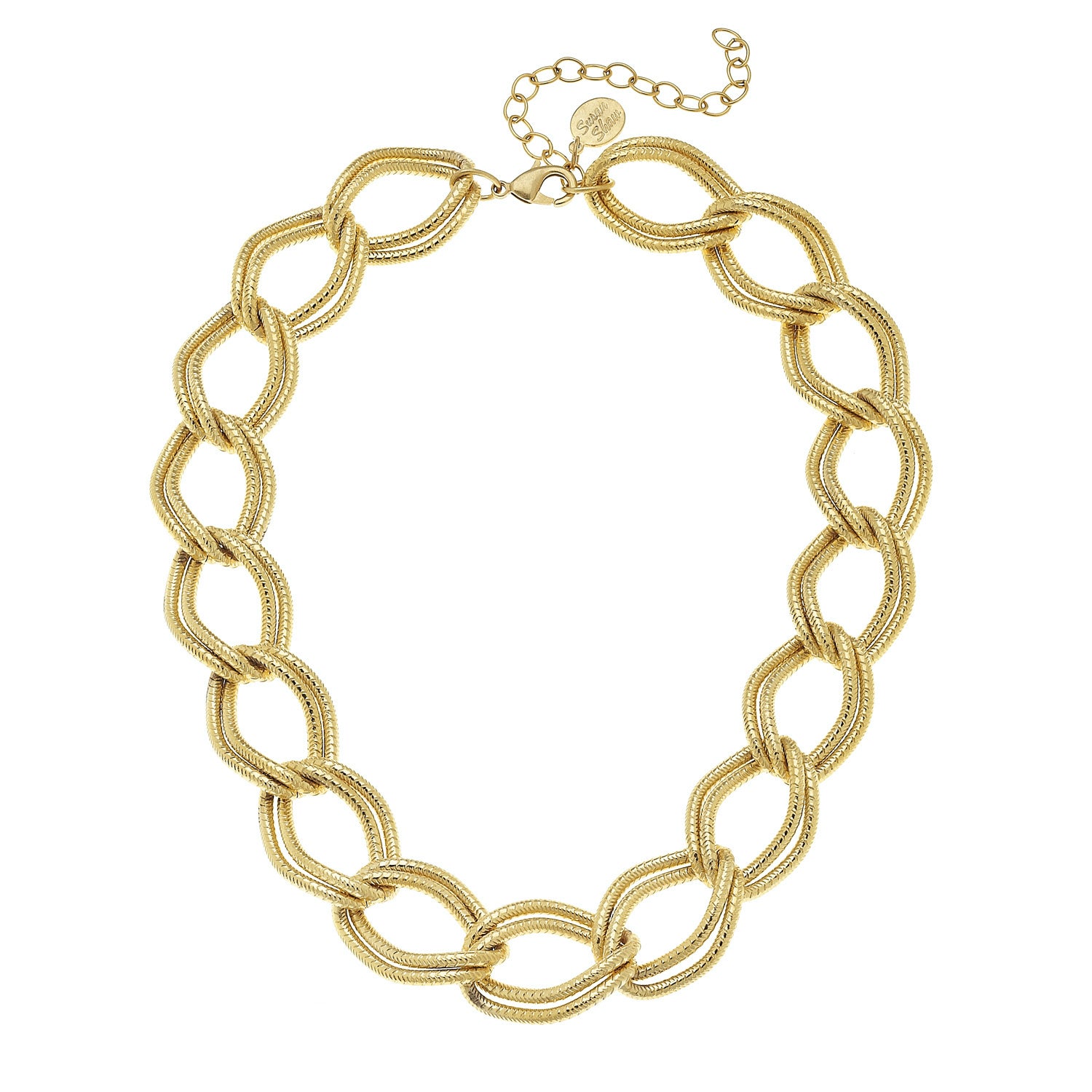 Double Linked Loop Chain Necklace