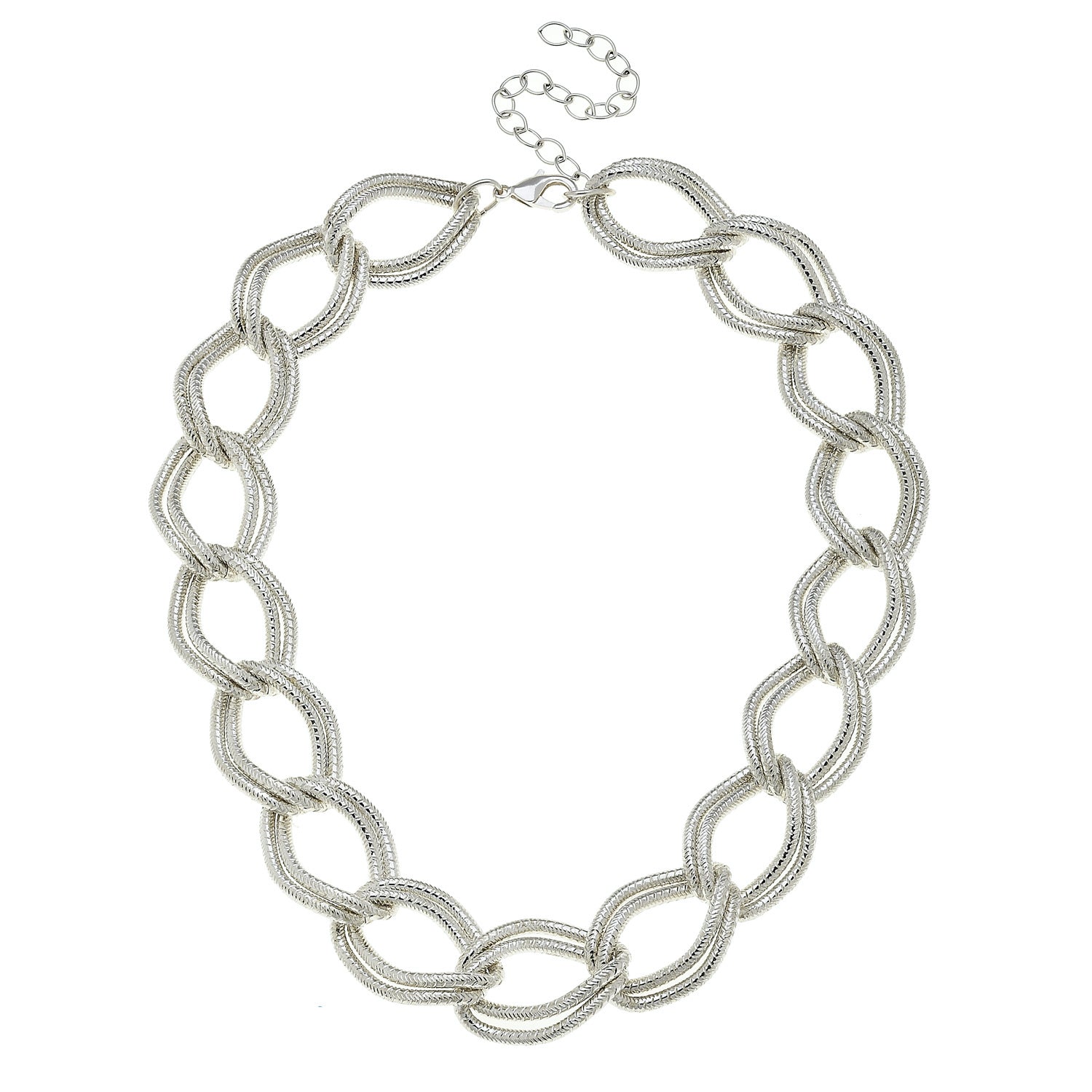 Double Linked Loop Chain Necklace