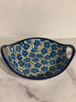 Load image into Gallery viewer, Double Handle 10” Bowl Blue Harmony
