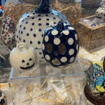 Load image into Gallery viewer, Small Pumpkin White Polka Dot
